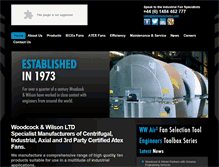Tablet Screenshot of fanmanufacturers.com